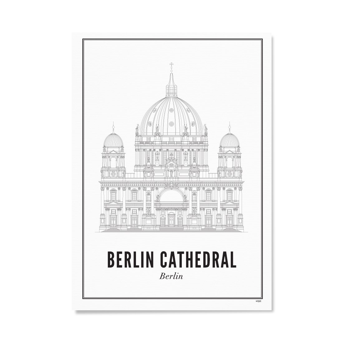 Affiches de Berlin - Cathédrale de Berlin | WIJCK.